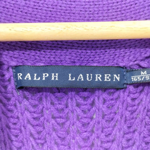 ラルフローレン RALPH LAUREN カシミヤ混 ショールカラーカーディガン レディース M