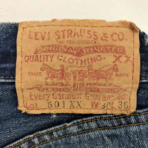 リーバイス Levis USA製 復刻 501XX ボタン裏555 バレンシア工場 BIG E 赤耳 デニムパンツ メンズ 30