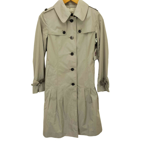 バーバリーロンドン BURBERRY LONDON シングルトレンチコートメタルボタン レディース 36