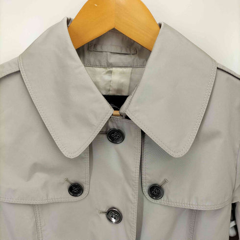 バーバリーロンドン BURBERRY LONDON シングルトレンチコートメタルボタン レディース 36
