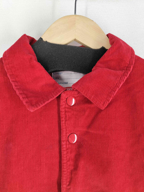 シュプリーム Supreme 11AW Corduroy Coaches Jacket アーチロゴコーデュロイコーチジャケット メンズ JPN:L