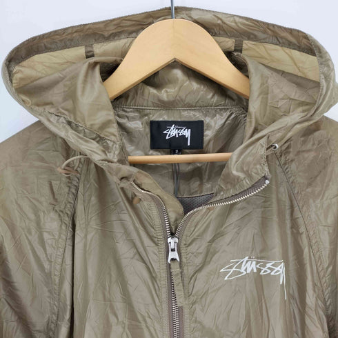 ステューシー Stussy BEACH SHELL WRINKLED NYLON JACKET レディース import:S