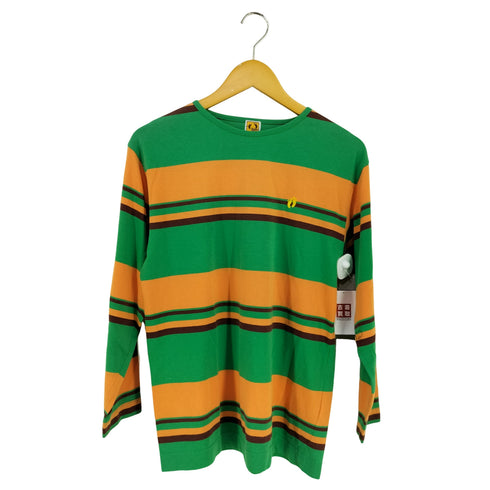 ハンテン HANG TEN ボーダー L/S クルーネックTシャツ メンズ import:L