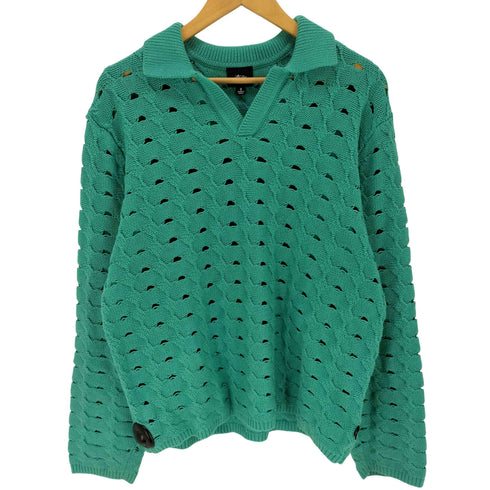 ステューシー Stussy OPEN KNIT COLLARED SWEATER メンズ import:S
