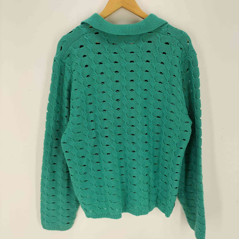 ステューシー Stussy OPEN KNIT COLLARED SWEATER メンズ import:S