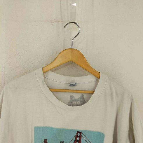 クレイジーシャツ CRAZY SHIRTS USA製 Kliban Cat 両面プリント シングルステッチTEE メンズ import:L
