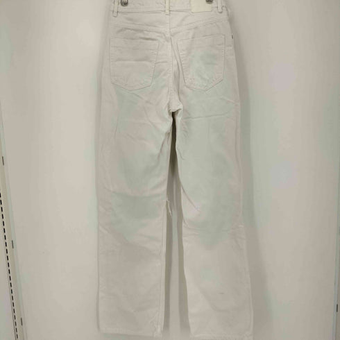 ザラ ZARA ダメージ加工 デニムパンツ レディース 28