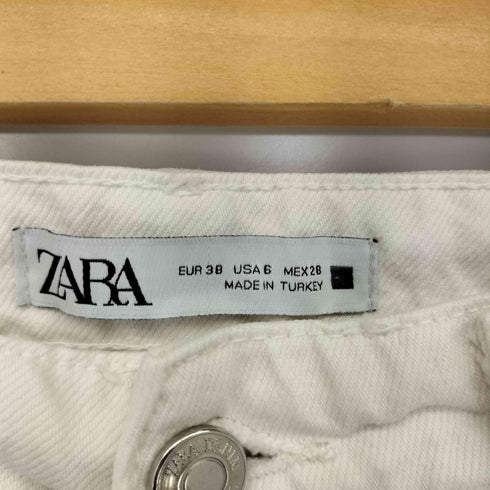ザラ ZARA ダメージ加工 デニムパンツ レディース 28