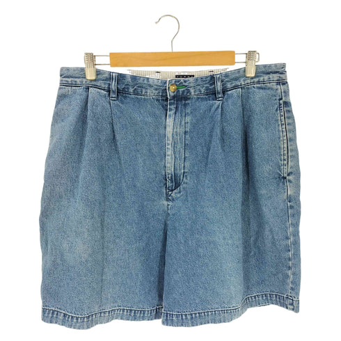 トミーヒルフィガー TOMMY HILFIGER 裏地ストライプ コットン デニムハーフパンツ メンズ FR:36-38