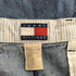 トミーヒルフィガー TOMMY HILFIGER 裏地ストライプ コットン デニムハーフパンツ メンズ FR:36-38