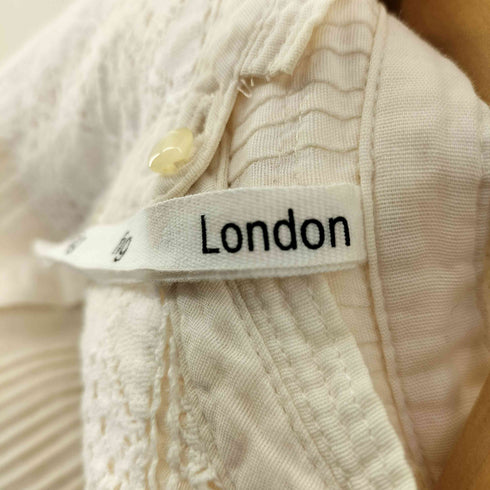 フィグロンドン fig London コットンリネン レース ピンタックワンピース レディース FREE