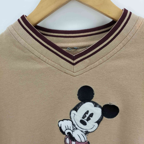 キャラクターVネックスウェット レディース