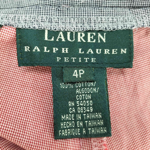 ローレンラルフローレン LAUREN RALPH LAUREN 千鳥格子 スラックスパンツ レディース 4P