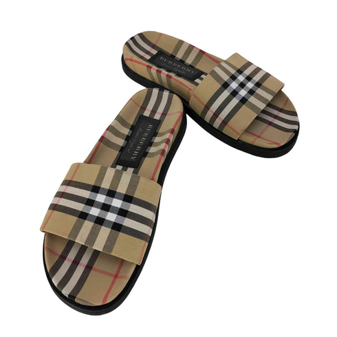 バーバリーロンドン BURBERRY LONDON イタリア製 ノバチェック サンダル メンズ 40
