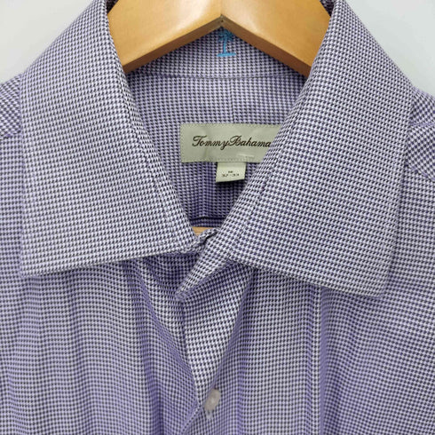 トミーバハマ Tommy Bahama 襟元刺繍総柄コットンシャツ メンズ 16/32-33