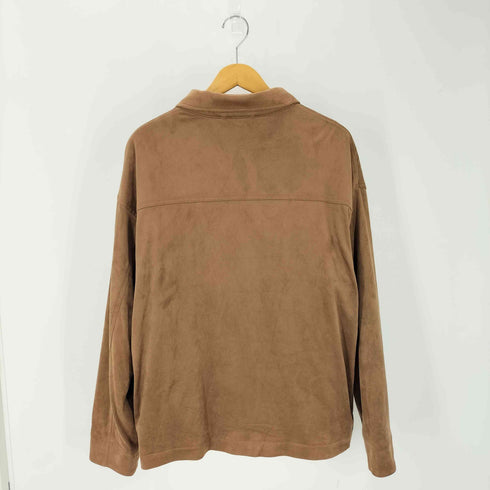 バックナンバー BACK NUMBER スウェードライク ジップアップジャケット メンズ JPN:XL