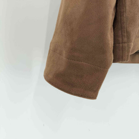バックナンバー BACK NUMBER スウェードライク ジップアップジャケット メンズ JPN:XL