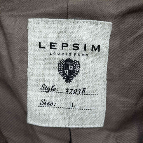 レプシム LEPSIM 羊革 シープ レザー ダブル ライダースジャケット レディース JPN:L