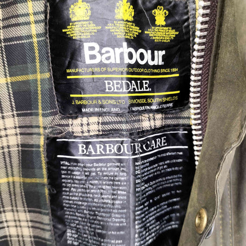 バブアー Barbour 3ワラント BEDALE オイルドジャケット メンズ