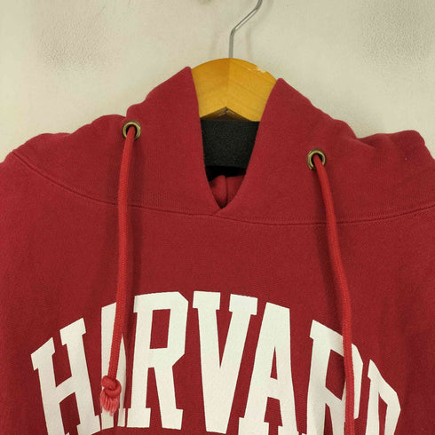 チャンピオン Champion REVERSE WEAVE 赤単復刻 カレッジプリントプルオーバーパーカー メンズ JPN:XL