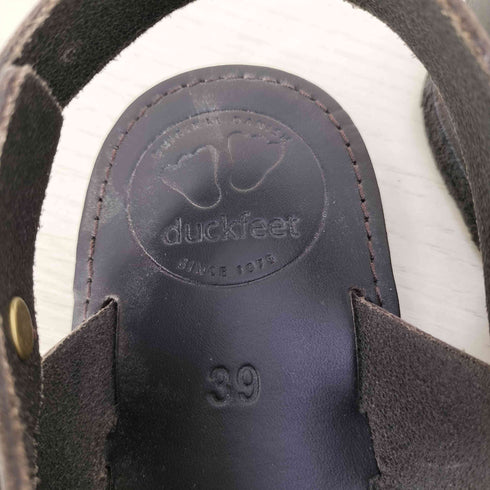 duckfeet レザー クロスストラップ サンダル メンズ 39