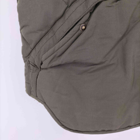 エディーバウアー Eddie Bauer 日の出タグ復刻 レザーキルティングダウンベスト メンズ JPN:XL