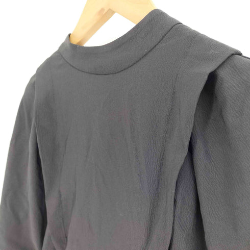 ケイビーエフ KBF 23AW ハイネック ボリューム スリーブ ノーカラー チュニック レディース One size