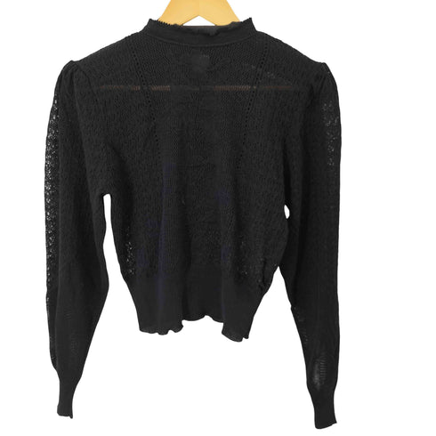 ザラ ZARA 花柄レースブラウス レディース import:M