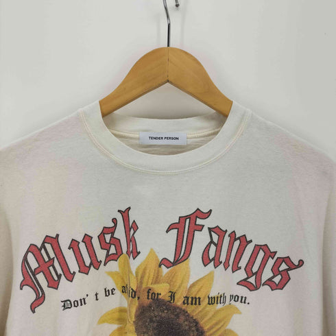 テンダーパーソン TENDER PERSON REBIRTH TEE MUSK FANGS メンズ