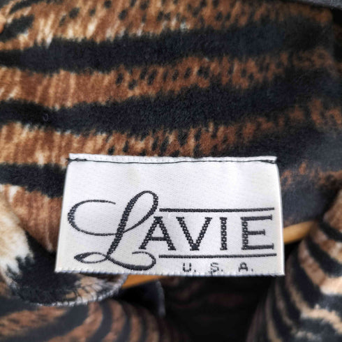 LAVIE エポレット付き ゼブラ柄ジャケット レディース