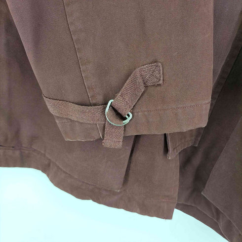 アイエスイッセイミヤケ I.S. ISSEY MIYAKE 裏地チェック ベルトデザインモールスキンジャケット メンズ JPN:M