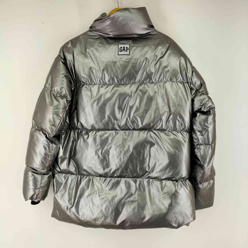 ギャップ Gap ヘビーウェイト オーバーサイズ ダウンジャケット シルバー メンズ import:M