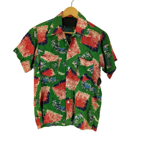 50s PILGRIM 三角タグ シアサッカー オープンカラーシャツ メンズ 14-S-14 1/2