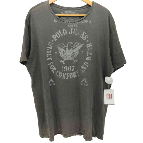 ポロジーンズカンパニーラルフローレン POLO JEANS COMPANY RALPH LAUREN y2k フェード グランジ フロントプリントTシャツ メンズ XL