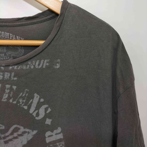 ポロジーンズカンパニーラルフローレン POLO JEANS COMPANY RALPH LAUREN y2k フェード グランジ フロントプリントTシャツ メンズ XL