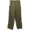 LUVDANCESTYLE 00s Y2K リップストップ サイドラインナイロンカーゴパンツ 裾ドローコード レディース M