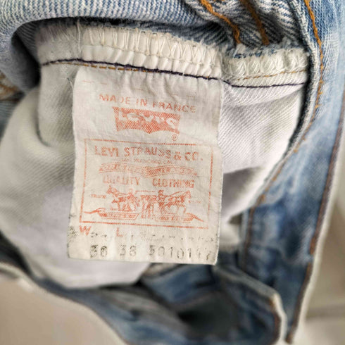 リーバイス Levis 80S 84年製 501 フランス製 ストレートデニムパンツ メンズ W36