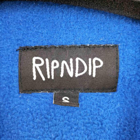 リップンディプ RIPNDIP CASTANZA FLEECE HALF ZIP JACKET メンズ