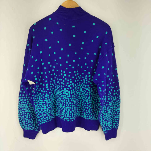 ST.JOHN USA製 総柄ハイネックニット メンズ import:M