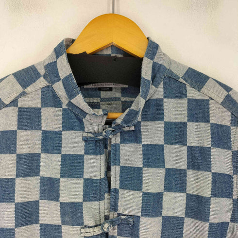 バルオリジナルレネゲイヅ Bal Original Renegades ブロックチェック L/S デニムチャイナシャツ メンズ import:M
