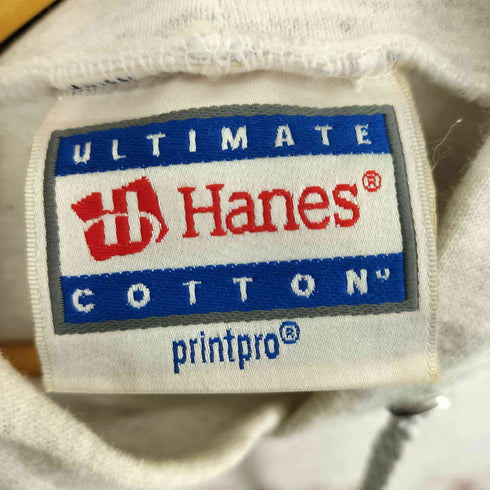 ヘインズ Hanes 90s 霜降り プリントプルオーバーパーカー メンズ JPN:M