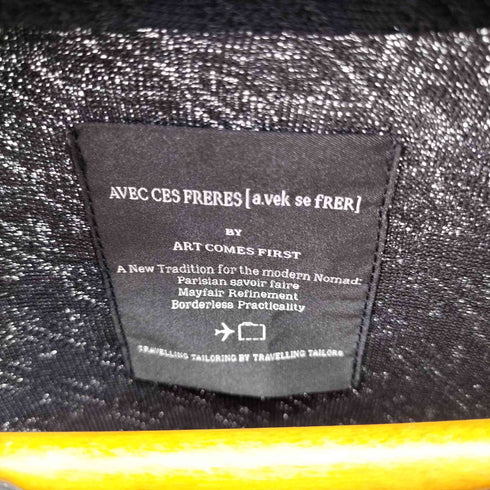 AVEC CES FRERES フロントロゴ L/S コットンワンピース レディース import:L