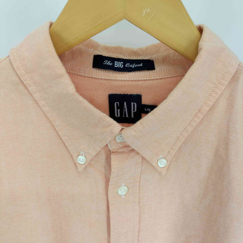 ギャップ Gap 00S OLD デカタグ THE BIG OXFORD ボタンダウン オックスフォード シャツ メンズ import:L