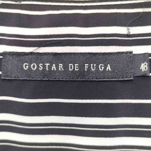 ゴスタールジフーガ GOSTAR DE FUGA 変形ストライプ柄長袖シャツ メンズ 48