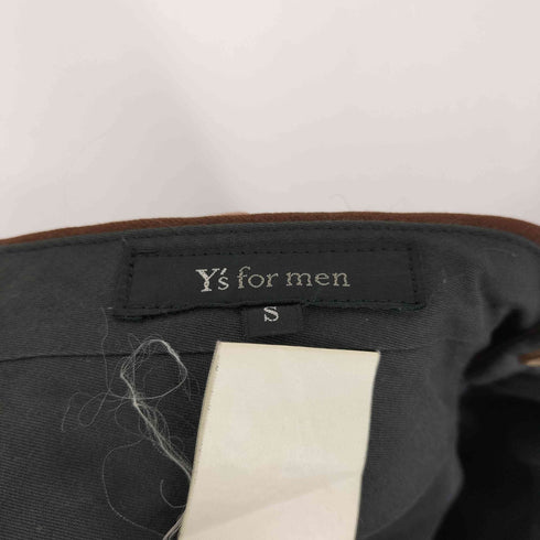 ワイズフォーメン Ys for men 90S 2タックウールスラックス メンズ JPN:S