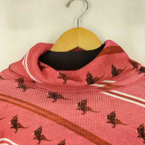 DINO WORKS 総柄タートルネック L/S サーマル メンズ FREE