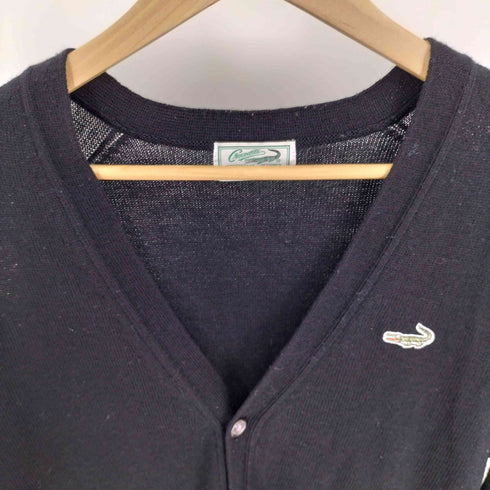 クロコダイル crocodile ワンポイント 刺繍 アクリル カーディガン メンズ JPN:L