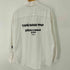 ヨシオクボグランドフロア yoshiokubo GROUNDFLOOR 18SS THINK BEFORE WEAR コットンバックプリントレギュラーカラーシャツ メンズ JPN:3