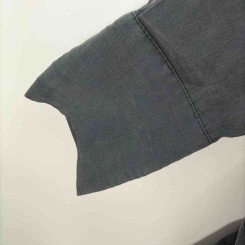 ザラ ZARA オーバーサイズカラーシャツ 墨黒 レディース JPN:L