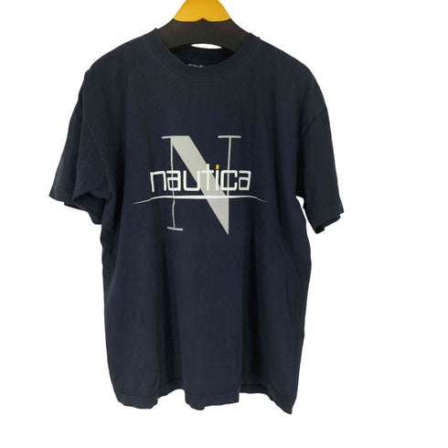 ノーティカ NAUTICA 90S フロントプリント S/S Tシャツ メンズ import:L